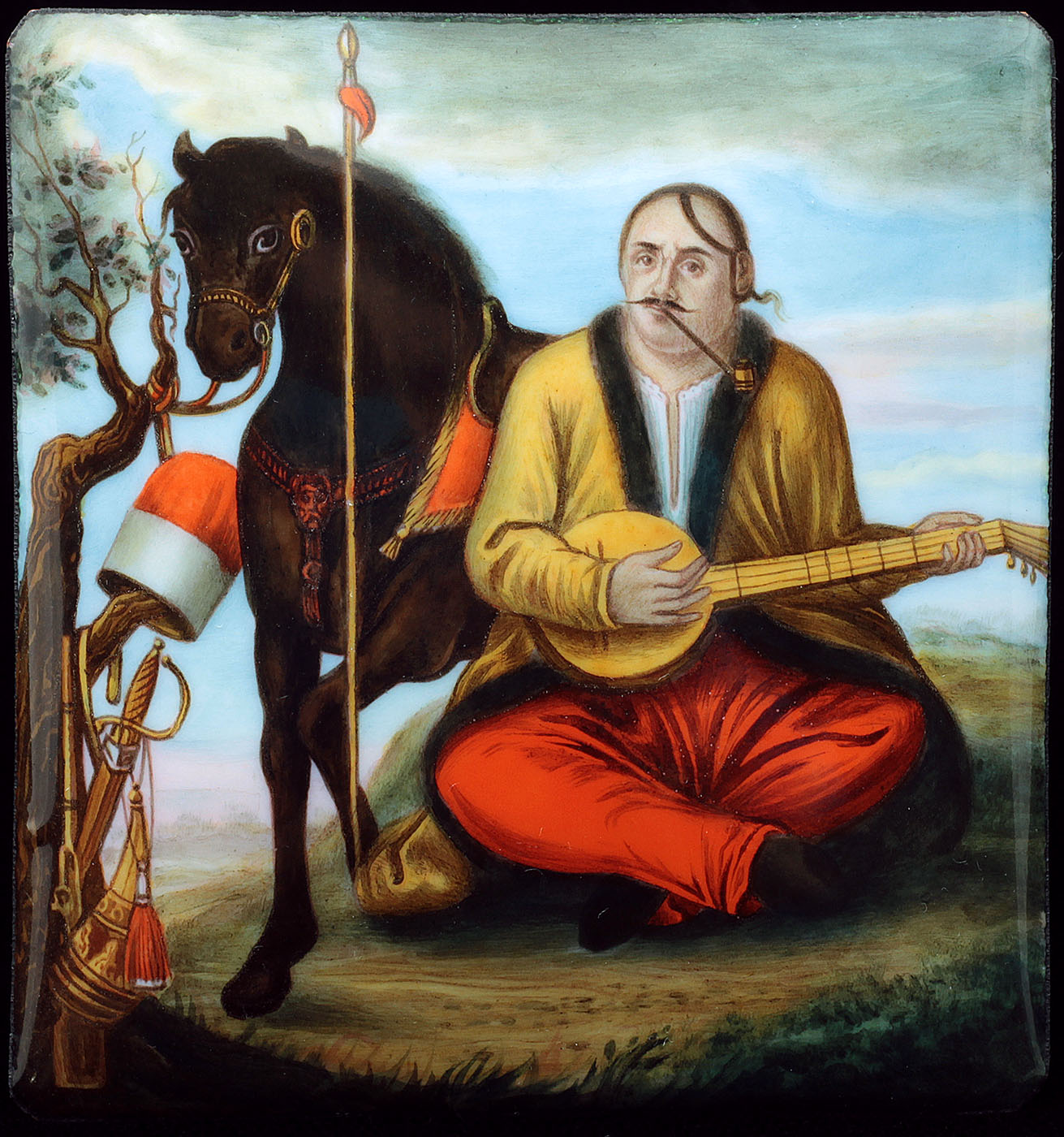 'Cossack Mamai' after uknown painter from 18th century